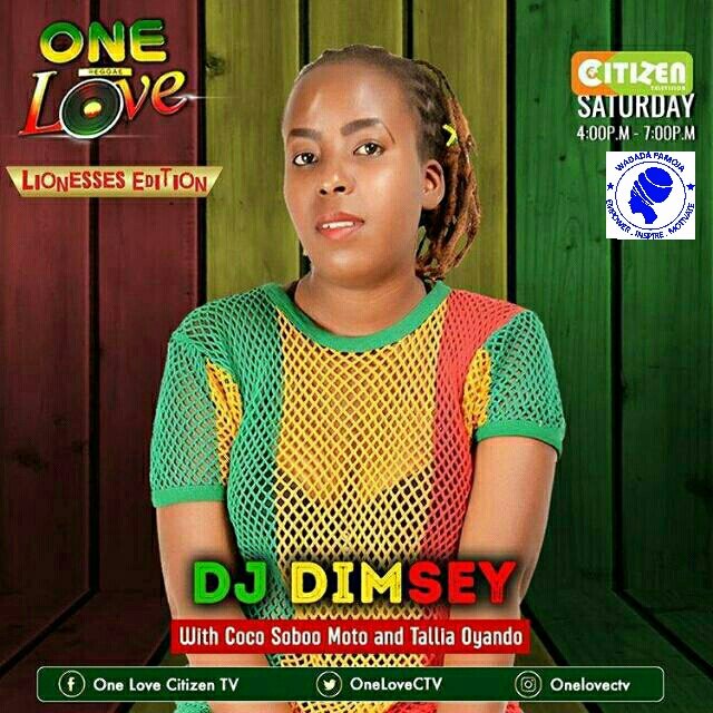 Live on One Love Citizen TV, DJ Dimsey, don't forget to tune in at 4pm