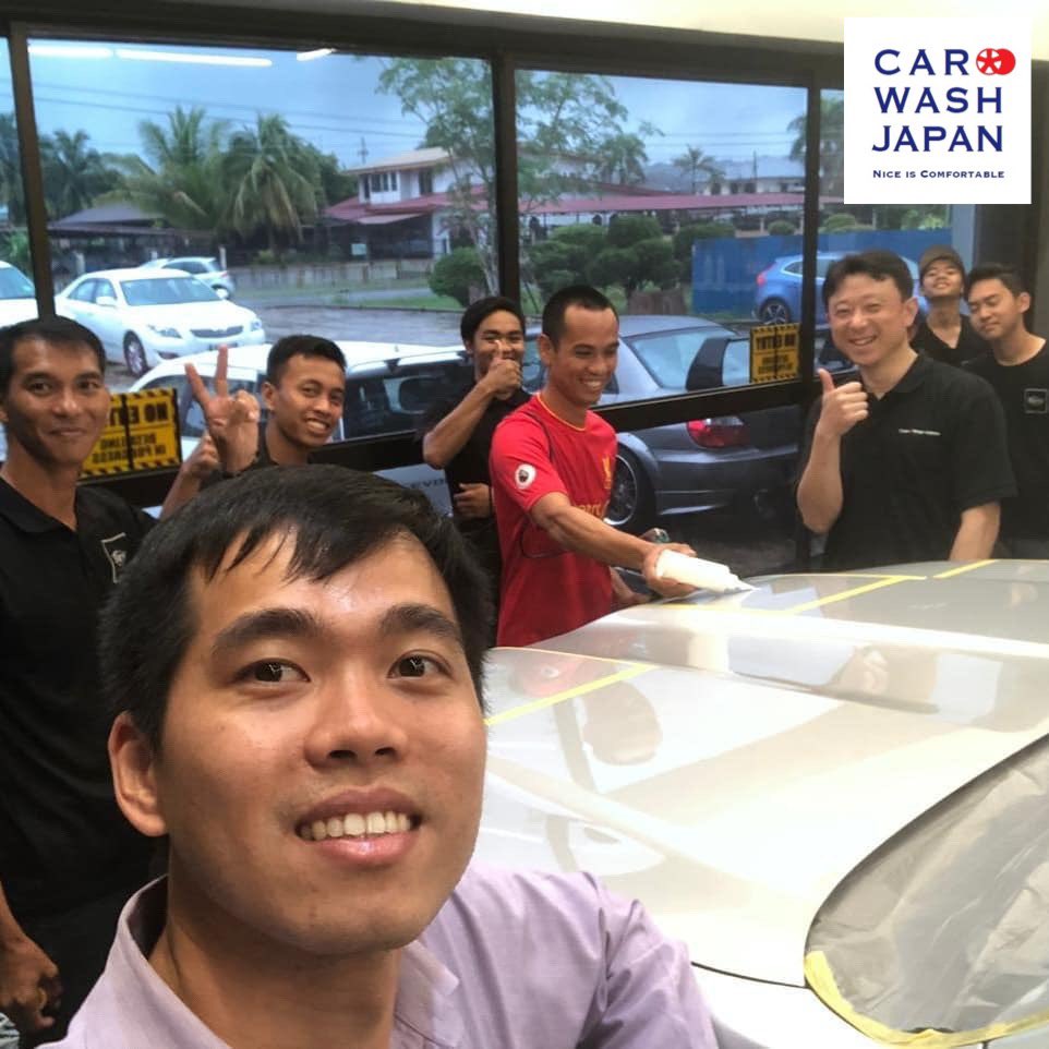 CAR WASH JAPAN カーウォッシュジャパン on Twitter "ブルネイ店にて。 Today I did some