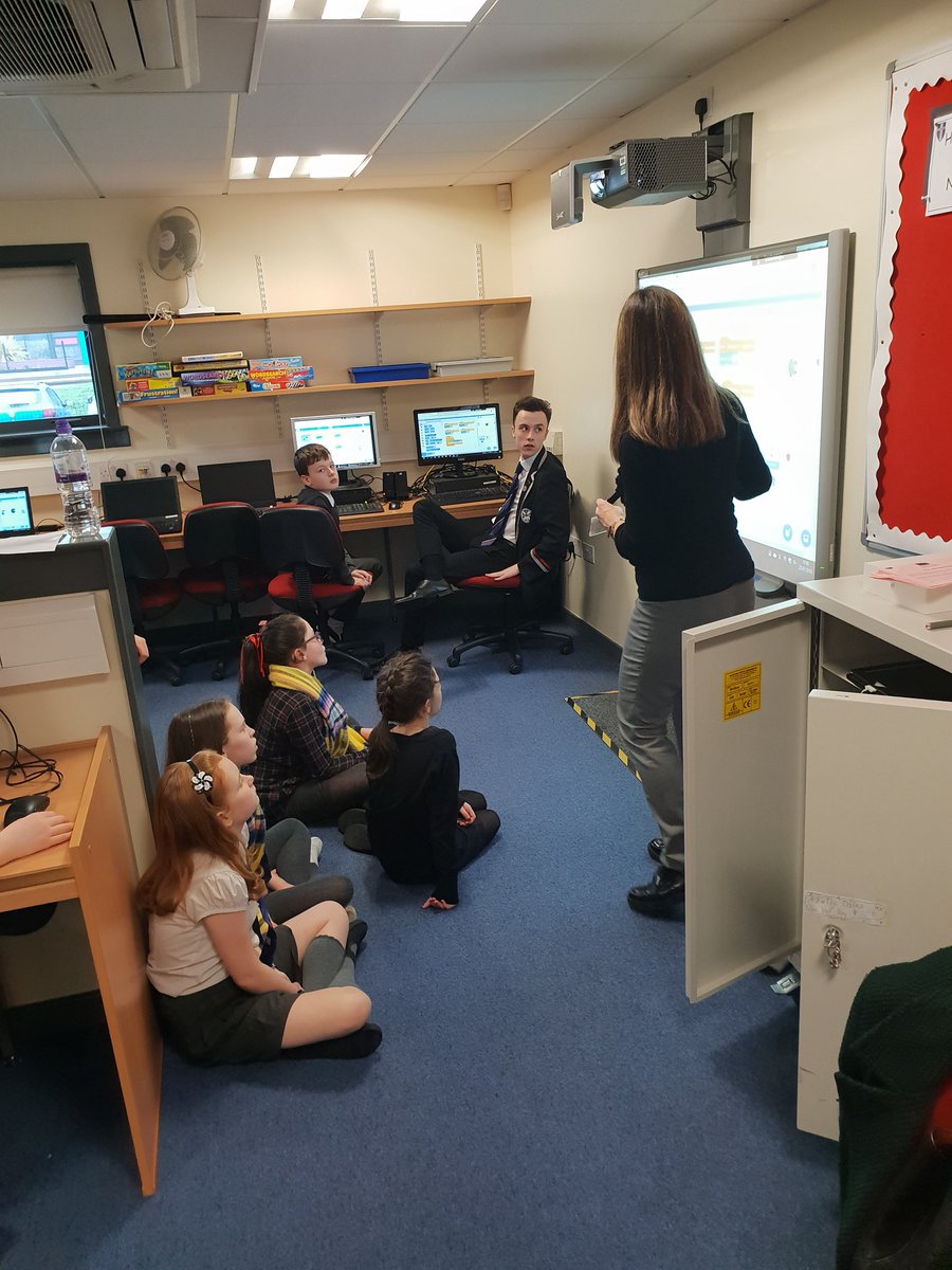 SASB_Comp's tweet photo. Our Computing lessons with the Primary 7 pupils @stlouiseprimary are going so well we don't have time for photos! We have loved being down over the last few weeks and can't wait until next Friday! #computingscience #codersofthefuture https://t.co/JQ0kCwNn0L