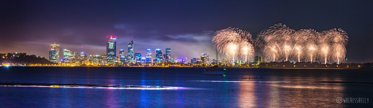 Tonight's #skyworks over #perth
