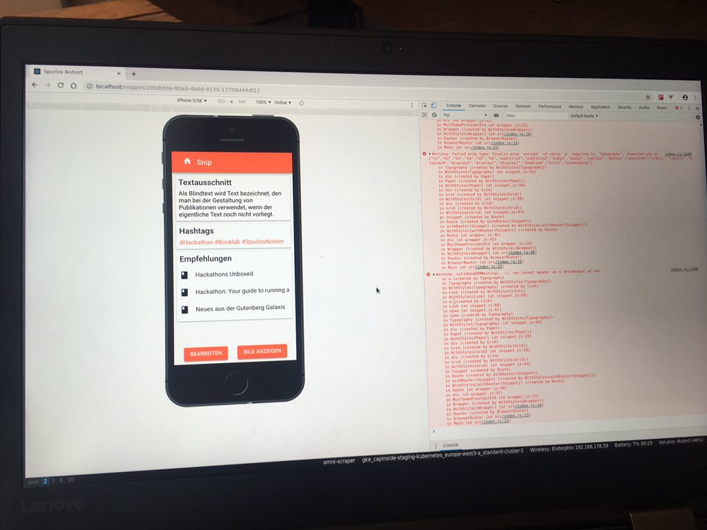 TheAmazingPT's tweet image. App ist fertig, jetzt wird gepitched #booklab #Snip