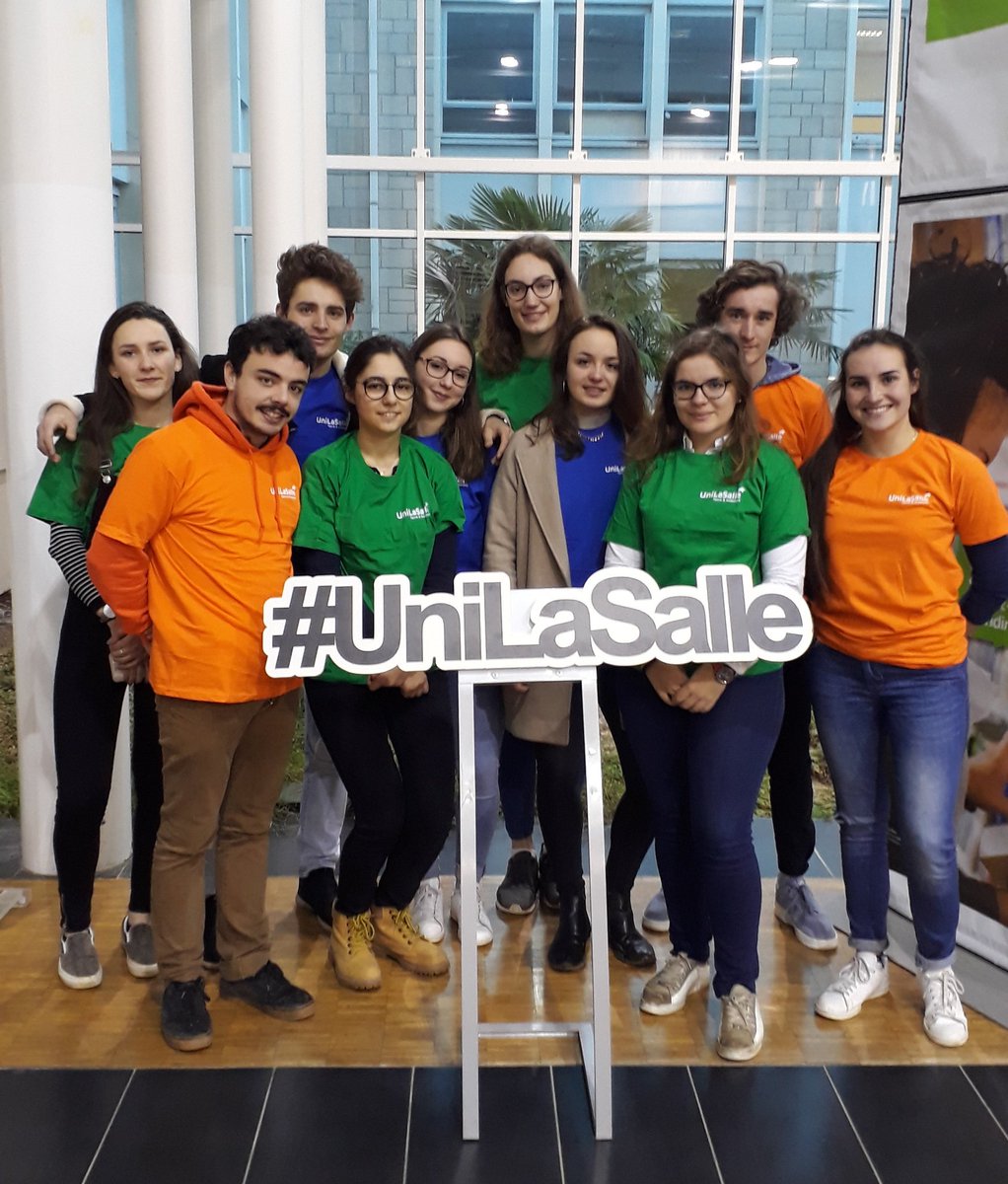 Malgré la grisaille, une belle journée sur le campus ! #JPO à #UniLaSalle