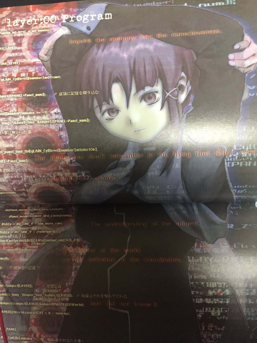 河城ミント Serialexperimentslain 阿部𠮷俊 さん また Serial Experiments Lain の画集を使って Mmdで作ってみましたが 完璧に再現できないのが残念でしたｗ 待ち受け画像に いいんじゃないかな がんばって似せましたので見ていってください あと