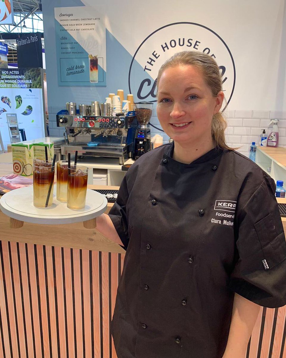 It's the first day at @Sirha_lyon and our baristas are creating some of our most innovative drinks. Need some spice in your life? Try our Ginger Cold Brew Lemonade at our stand 3F26, hall 3. #sirha2019