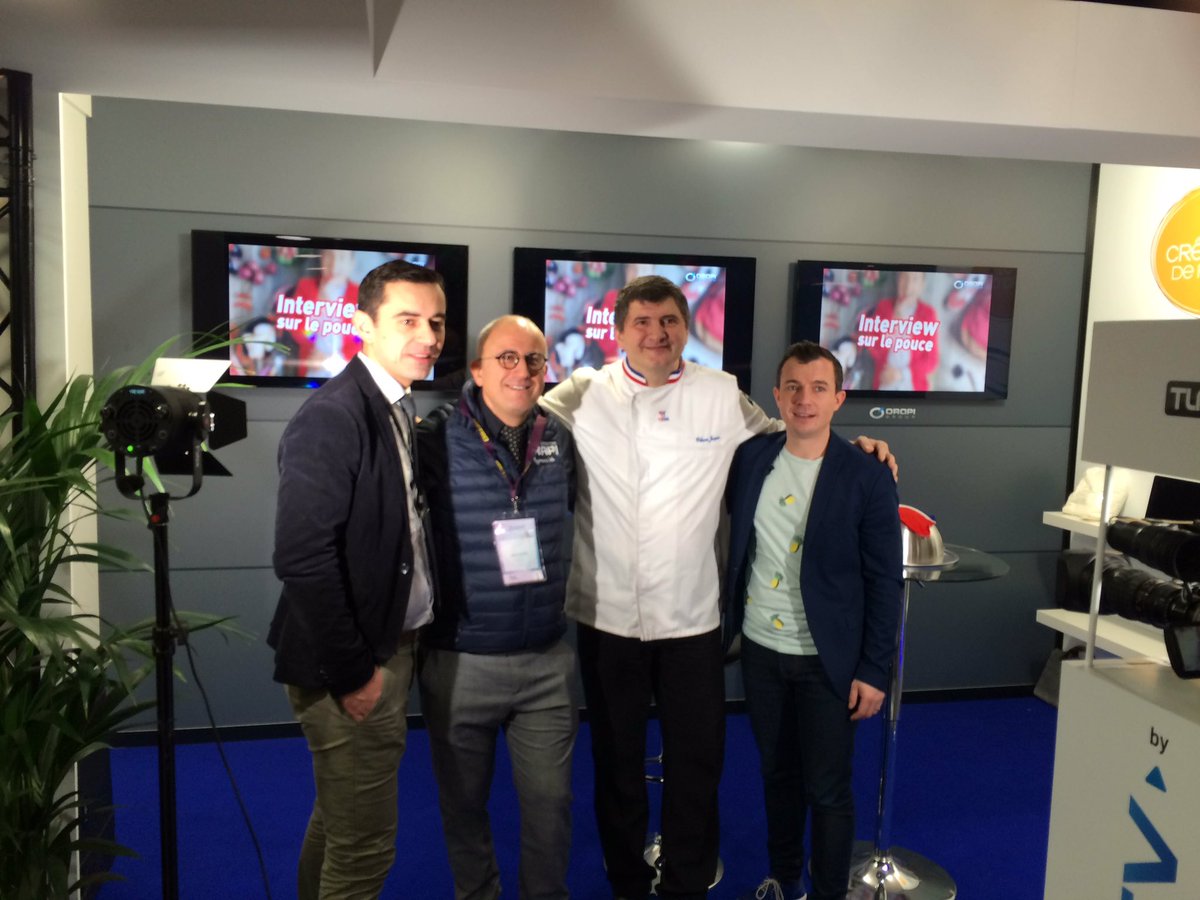 Le plateau TV d' <a href="/OrapiGroup/">ORAPI GROUP</a> avec @TLMLyon en direct du @sirha_lyon avec l' #InvitéRédac autour de Marie-Odile Fondeur, DG du #SIRHA, le Salon de tous les records: très belles retombées économiques pour toute l'agglomération ! Et la #soupe de <a href="/PaulBocuse/">Paul Bocuse - Le Restaurant Gastronomique</a> distribuée dans Lyon...