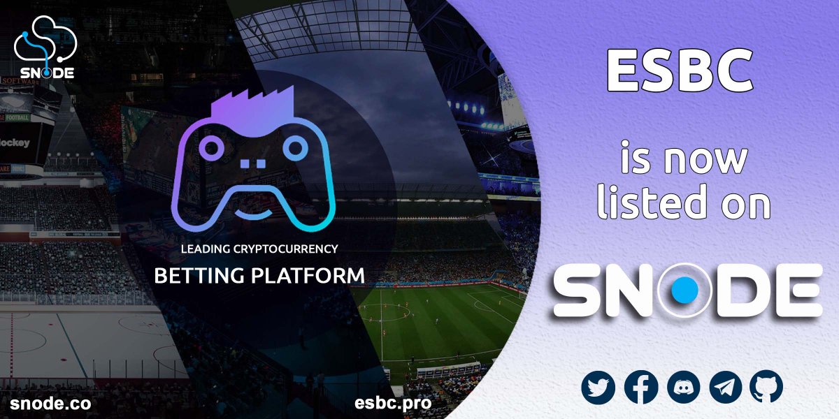 snode_co's tweet image. 📢 We are glad to announce that we have added the support for e-Sport Betting Coin @ESBCrypto 

Website: esbc.pro
Discord: discord.gg/eyCceN4
MNO: masternodes.online/currencies/ESB…

Instant shared MN is also available.
#masternodes #snode #sharedMN $SND $ESBC