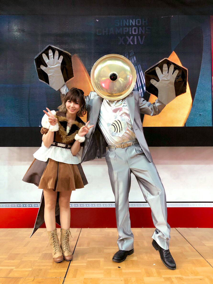 Jpポケモンだいすきクラブ Sur Twitter その 次世代whf 19 Winter1日目無事終了 明日はお仕事で行けないので全力で頑張りました 来てくれたみんな ありがホーン メガホーン けんとくん 愛美お姉さん レン カズキ ありがトサキント ポケモン ピカチュウ