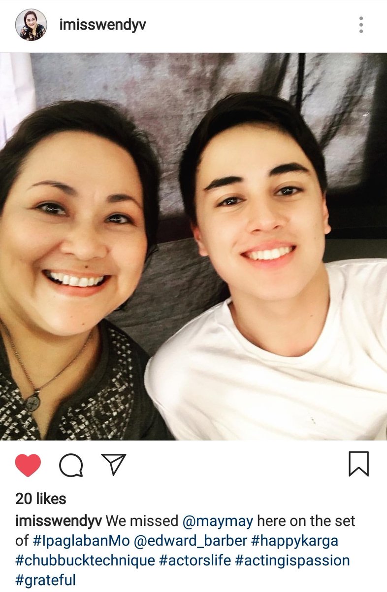 MayWardOfficial's tweet photo. From imisswendyv IG post:

We missed Maymay here on the set of Ipaglaban Mo. 

Woohoo! May aabangan rin tayo!

#MAYMAYxWoDOnlinePangarap 

@maymayentrata07 @Barber_Edward_ https://t.co/wx4pXR63ii