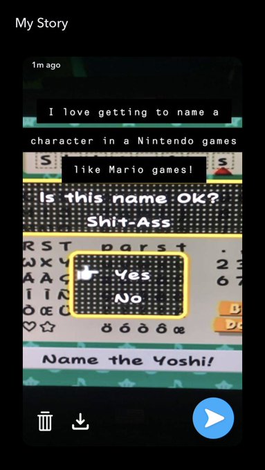 I love getting to name my Yoshi in Paper Mario TTYD! @tasmalleo @Stryder7x @PaperMarioDaily https://t<a href="/tag/car"class="tags"><span>#car</span></a><a href="/tag/today"class="tags"><span>#today</span></a><a href="/tag/outdoors"class="tags"><span>#outdoors</span></a><a href="/tag/driveway"class="tags"><span>#driveway</span></a><a href="/tag/drive"class="tags"><span>#drive</span></a><a href="/tag/different"class="tags"><span>#different</span></a>