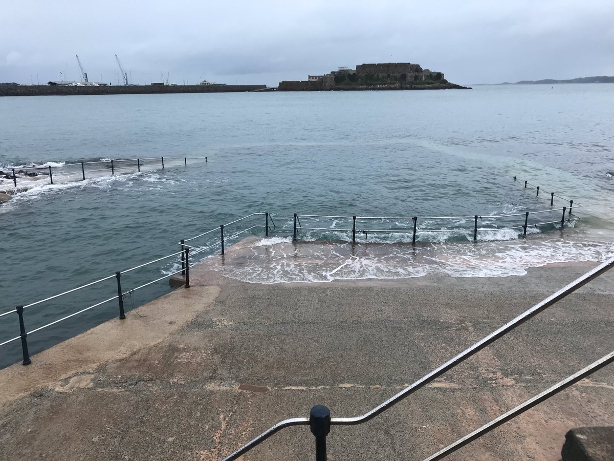 BathingPools's tweet photo. Now you see it. Now you don’t. The magic of tidal pools. Such a treasure. #loveLaVallette  @VisitGuernsey @historicpools https://t.co/dusLEyT3xJ