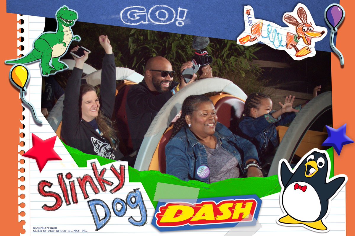 Good morning friends!! Let’s ride into this weekend with smiles on our faces & our hands in the air! Allow nothing to bring you down! Life is a dash so enjoy every day! Make new memories! #SlinkyDogDash #Disney #ToyStoryLand #HollywoodStudios #WaltDisneyWorld #SaturdayThoughts