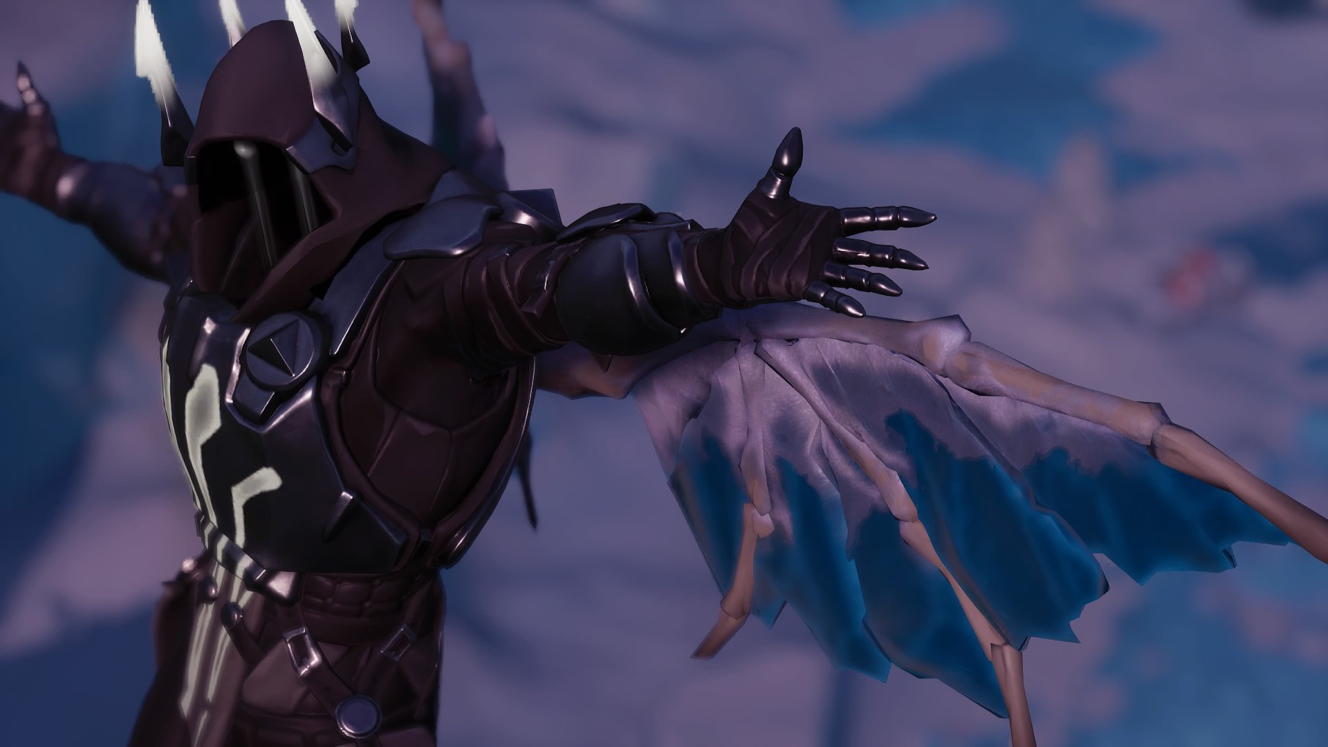 O Xrhsths 蓮 Sto Twitter アイスキング バルキリーウイング 氷結の王は白銀を纏い 僕を従えた Fortnite フォートナイトスクショ スキン撮影 Ps4share
