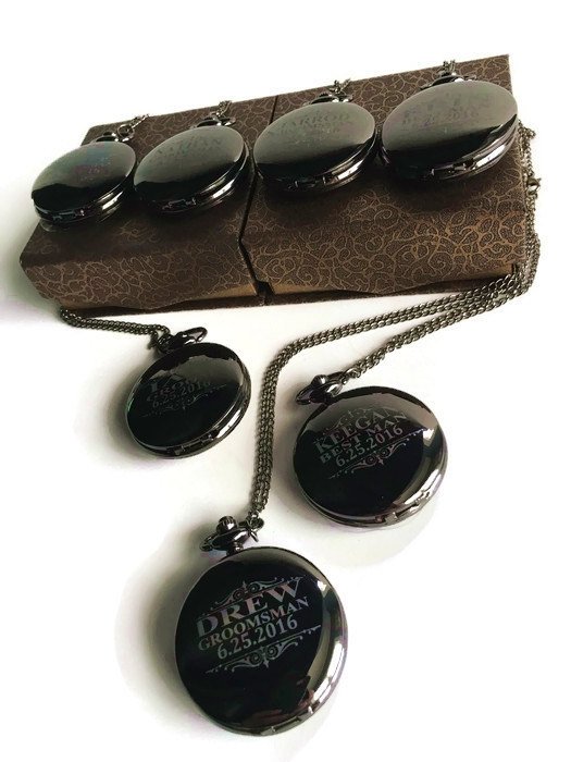EternityEngrave's tweet photo. 7 Groomsman gifts- Gold laser engraved pocket watches - 7 Gold finish pocket watches - Personalized engraved gift - 7 Gold Wedding gifts https://t.co/4ngMQIryXM #groomgift #bestmangift #weddinggifts #Ringbearerwedding #6WeddingGifts https://t.co/yz6CF49kDQ