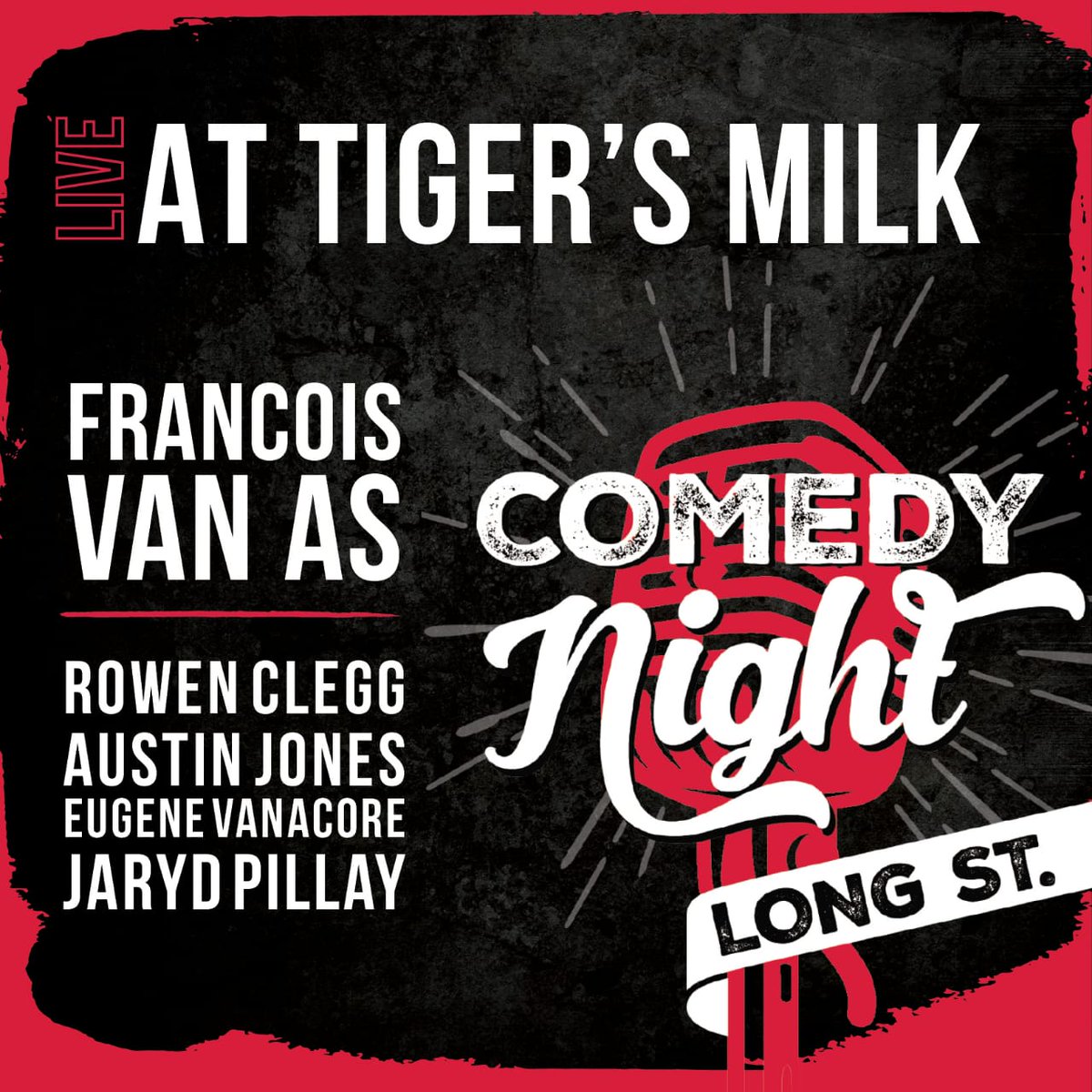 My name is not on the poster, but I am hosting this lovely gig <a href="/TigersMilkZA/">Tigers Milk</a> in Long Street tonight!