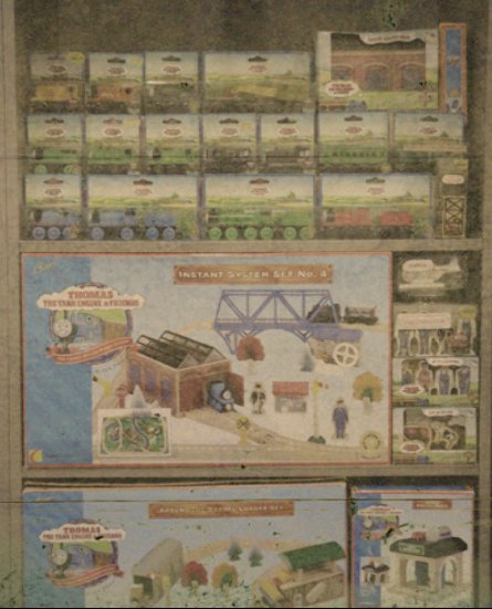 Thomas Wooden Railway section from unknown toy store from the UK, circa 1997