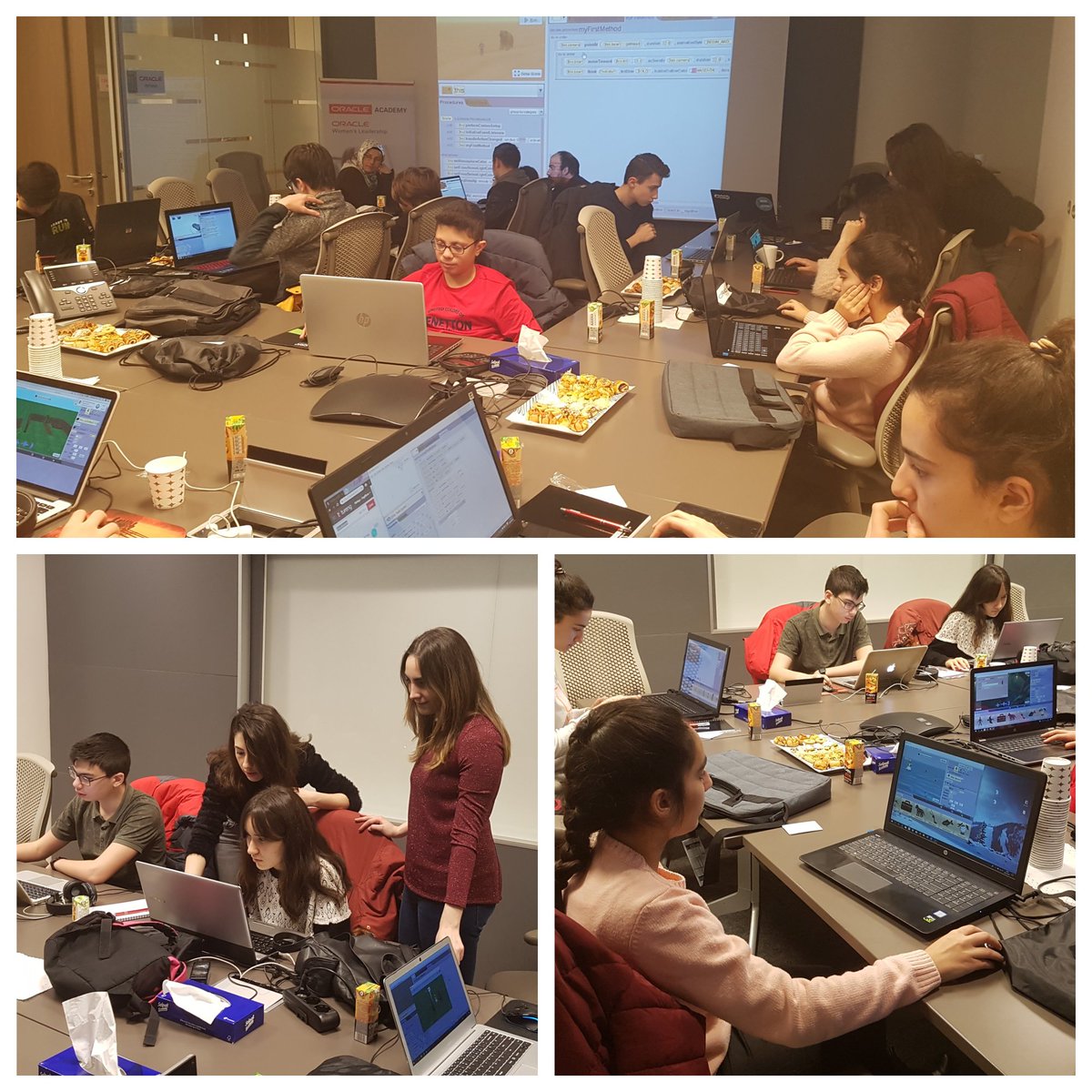 Sena_Aydo's tweet image. Today, we launched 1st-ever #Alice CoderDojo @OracleTR for young students aged 13-16 in collaboration with @OracleAcademy @CoderdojoTurkey and @OracleWomenLead to support the #innovators of tomorrow. @CoderDojo @AliceProjectCMU @nesenyucel