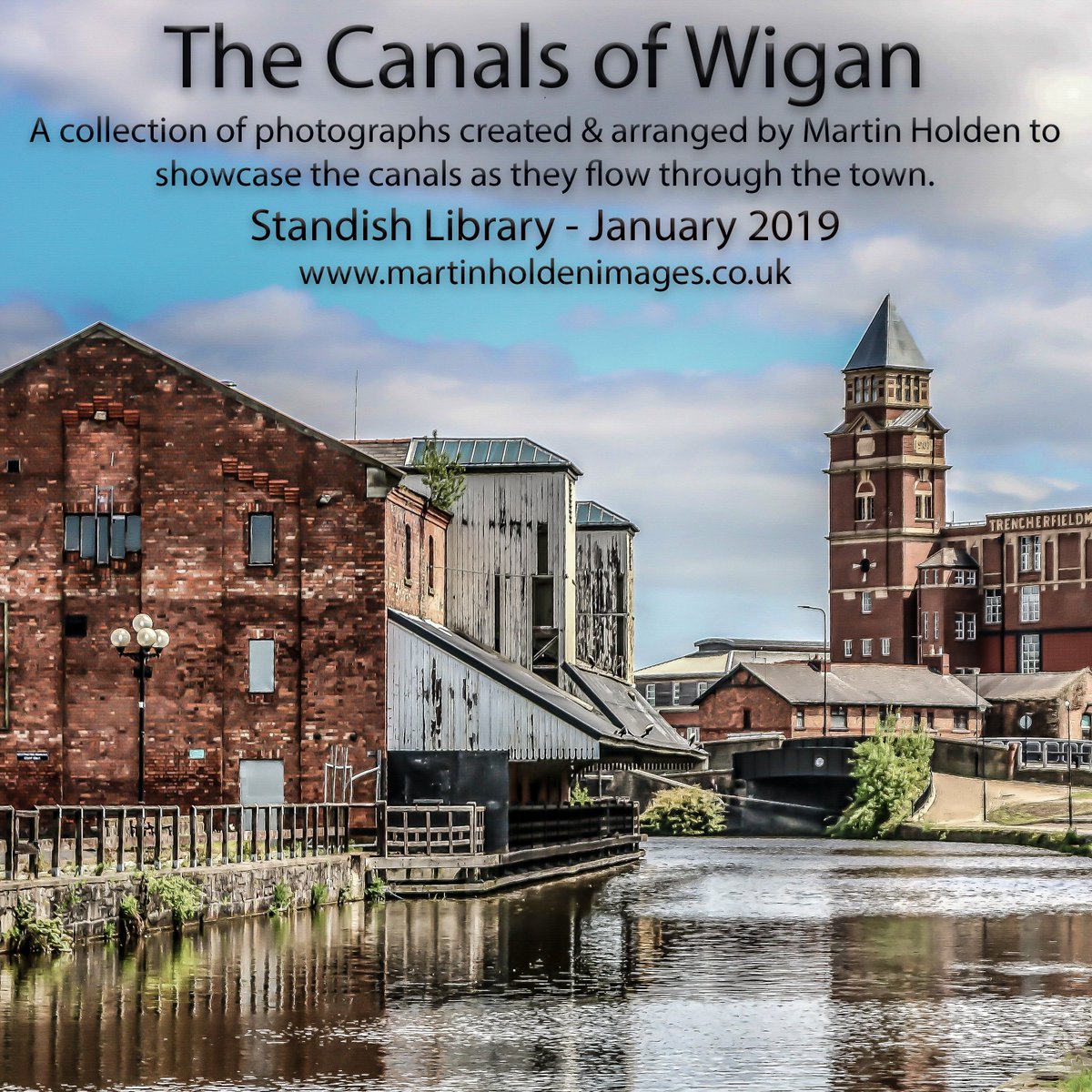 im_martinholden's tweet image. I have just spent my Saturday morning installing my gallery of images into #StandishLibrary - &quot;The Canals of Wigan&quot;