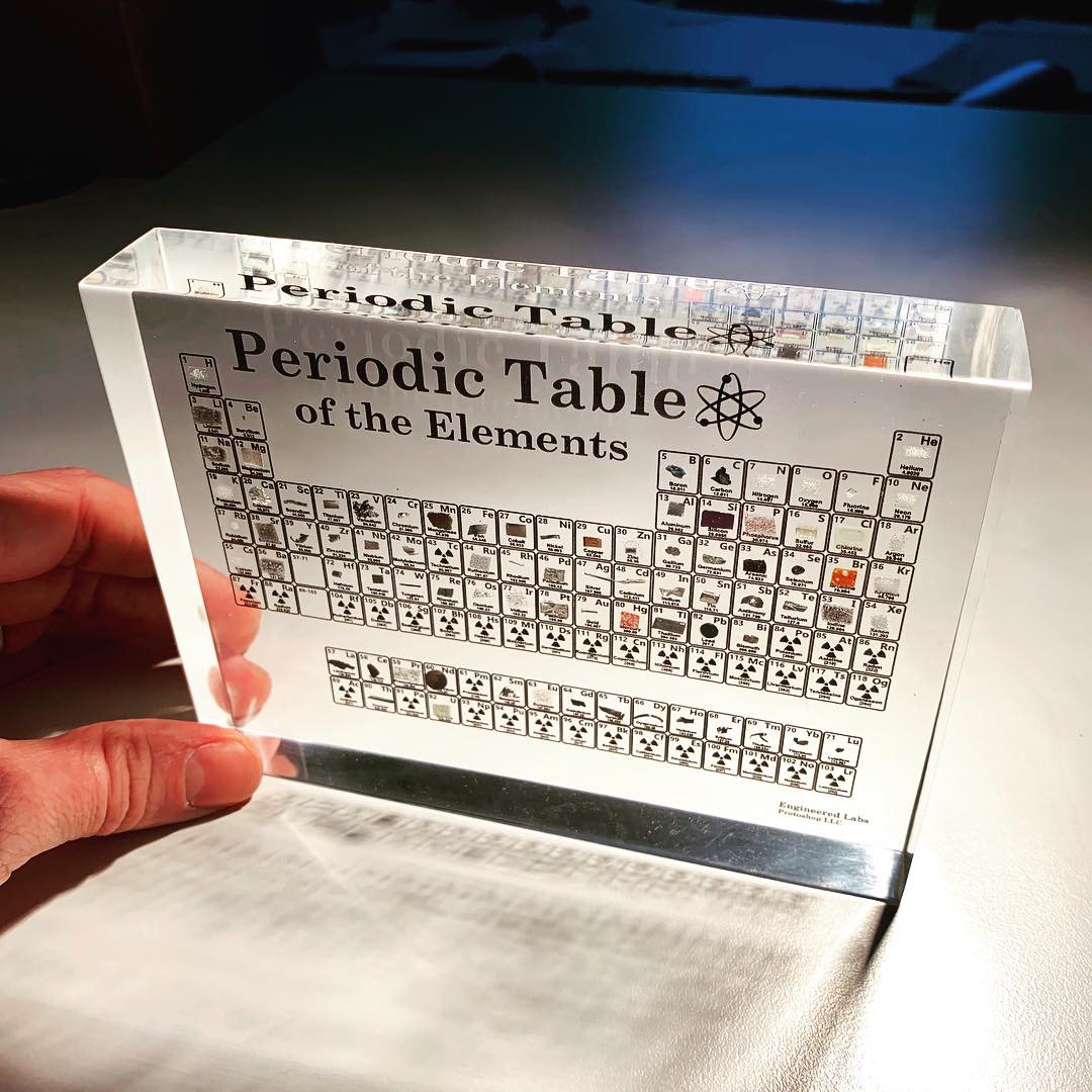 nicolas_woehrl's tweet image. Periodensystem mit echten Elementen! #science #Wissenschaft #elemente