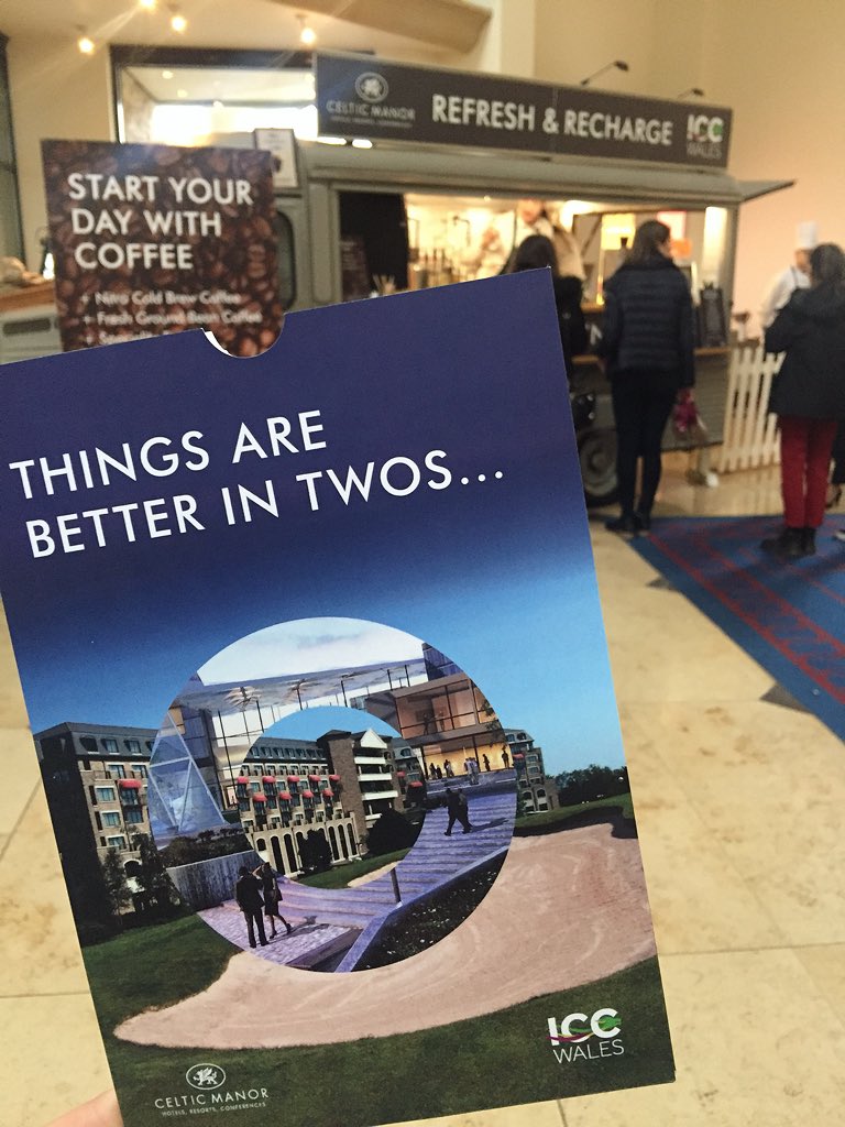 Together with our neighbour <a href="/TheCelticManor/">Celtic Manor Resort</a> we are showcasing how we are #betterintwos today! Venue tours and exciting activities await clients #1destination2venues - head over to Instagram to see today’s fun #eventprofs #Wales