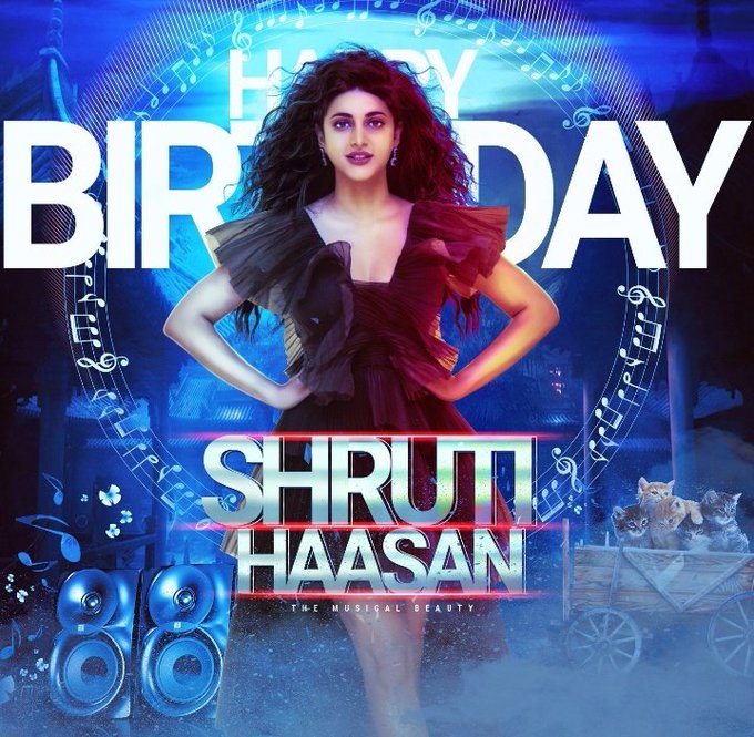 Happy birthday Shruti Hassan    God bless you 