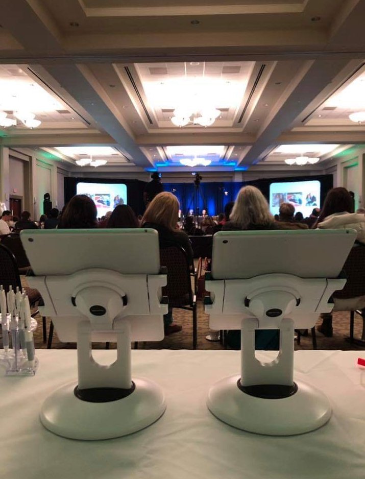 AndeesArmy's tweet photo. Here’s the view from our booth at the first ever @childrensatl #ConcussionConference ! We are beyond proud to be the event sponsor and so hopeful for the future of #brain #healthcare 🧠 https://t.co/X9hm9SLXXj