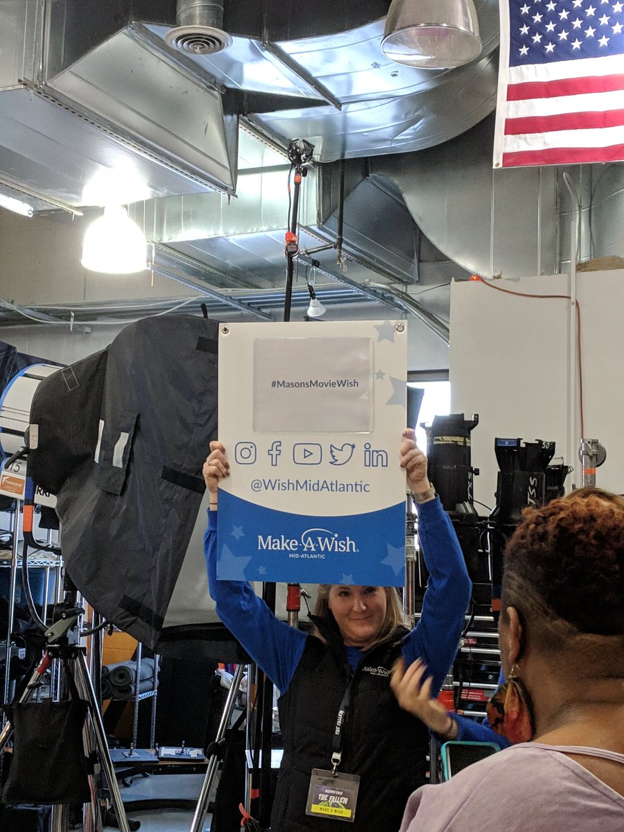 DanScheeler's tweet photo. On location with @WishMidAtlantic, @ThunderShotTV, and @ActorXavierWolf for one of the coolest things ever. #MasonsMovieWish https://t.co/qGu0Bhgwzc