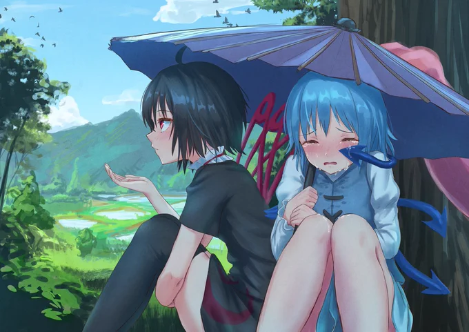やむまでそばにいてやるよ 