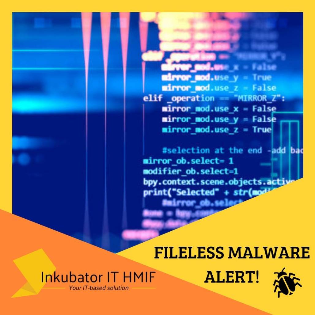 [FILELESS MALWARE ALERT]
Fileless malware atau yang disebut juga dengan non-malware attack  merupakan malware yang sudah modern. Fileless malware tidak ditularkan  melalui file yang didownload seperti pada malware biasa.

more : web.facebook.com/inkubatorithmi…