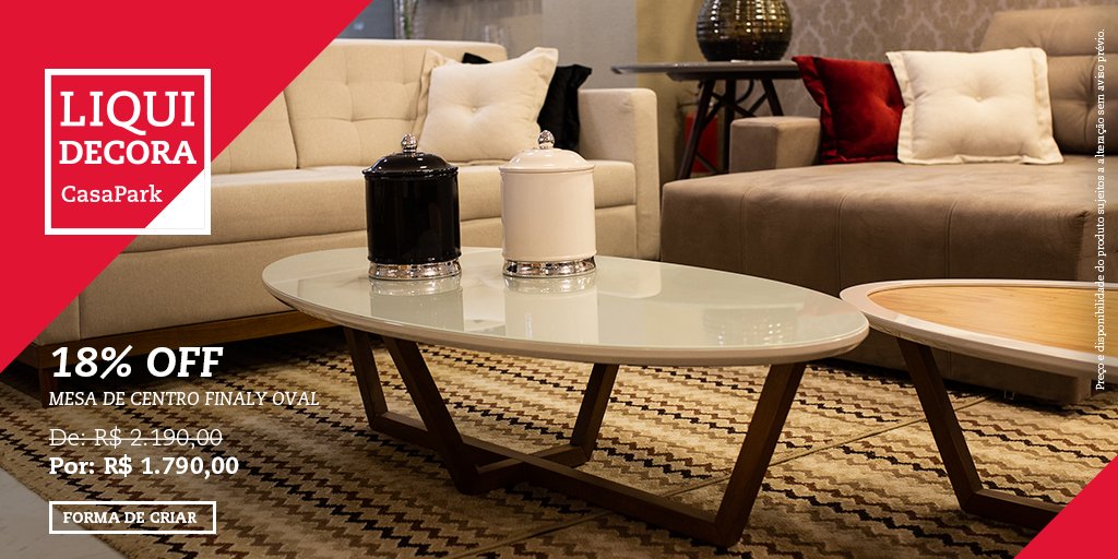 casapark's tweet photo. Aproveite os descontos de até 50% do #Liquidecora para preparar a casa com móveis, decor e muito charme. #VemProCasaPark https://t.co/7crjLTkWmn