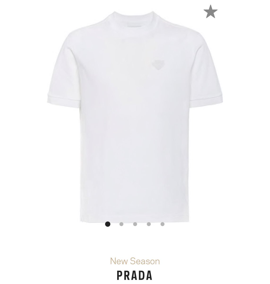 TheTshirtsHub's tweet photo. Outrage as Prada plain white t-shirt sells at 125,000 naira (equivalent). The harsh words this t-shirt has endured over the past few days includes; filth, unethical,  horrible etc. 

Is it that deep? Yay or Nay for this Prada tee? #Nigeria #fashion #Lagos https://t.co/rOMqm5oi8F