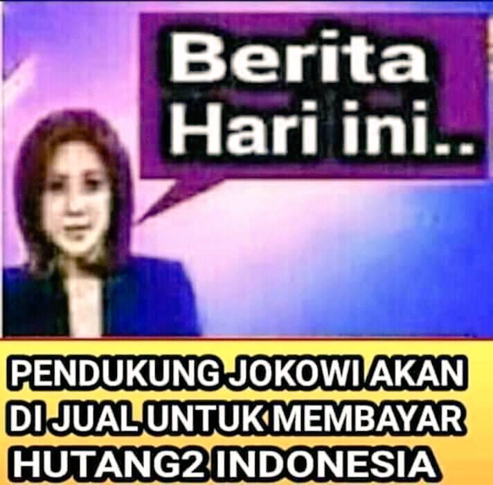 Hot News
Saya kabarkan anda sebarkan cebong kelabakan 😂😂😂
#SayaBanggaPilihPrabowo 
#BanggaPilihPrabowoSandi 
#2019PrabowoPresidenRI 
#SelamatDatangIndonesiaMenang