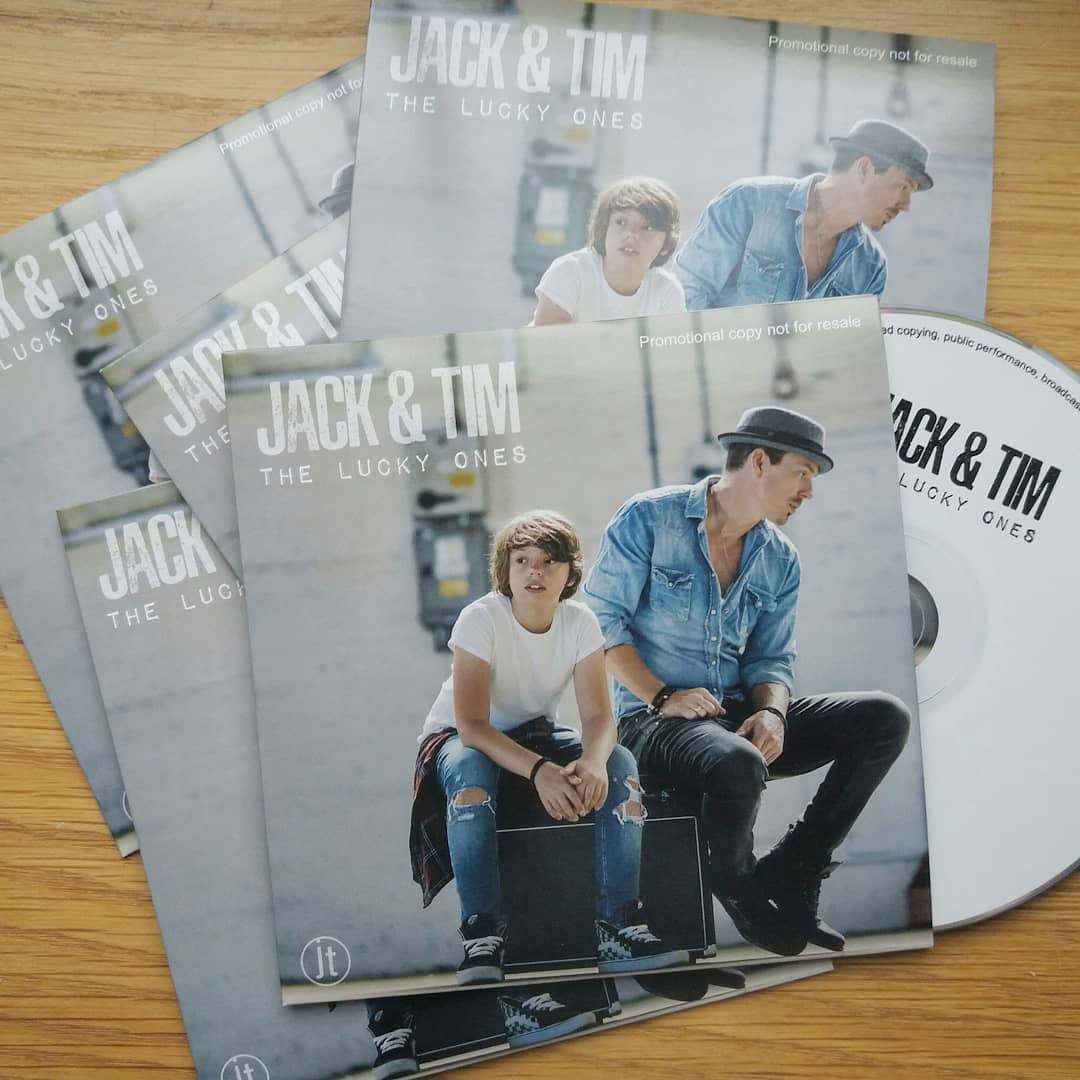 Guess whats we got ? 😀
PROUD to announce #theluckyones is Available to dload on ALL digital stores NEXT FRIDAY !
We have a Lmtd amount of signed CDs singles available from our store Feb 1st too.
#theluckyones #jackandtim #goldenbuzzer #britainsgottalent