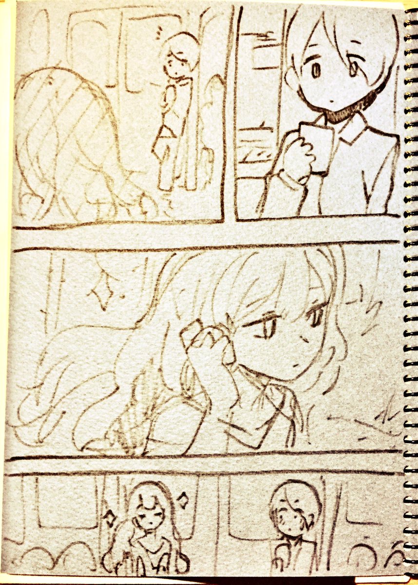 こういう出会い方の漫画を描いてみたかった....🐈✨✨✨ 