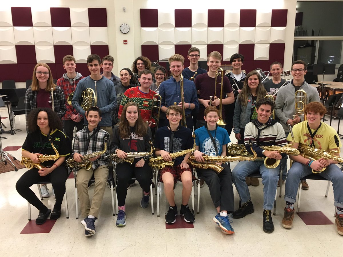 BHBLBand's tweet photo. Boston Area Alumni: Jazz Ensemble is performing at the Berklee College HS Jazz Festival (Hynes Convention Center) at 2pm today in room 210. Come check us out and say hey! @BHBLFineArts @BHBLSchools https://t.co/mZ1tfd0Ndt