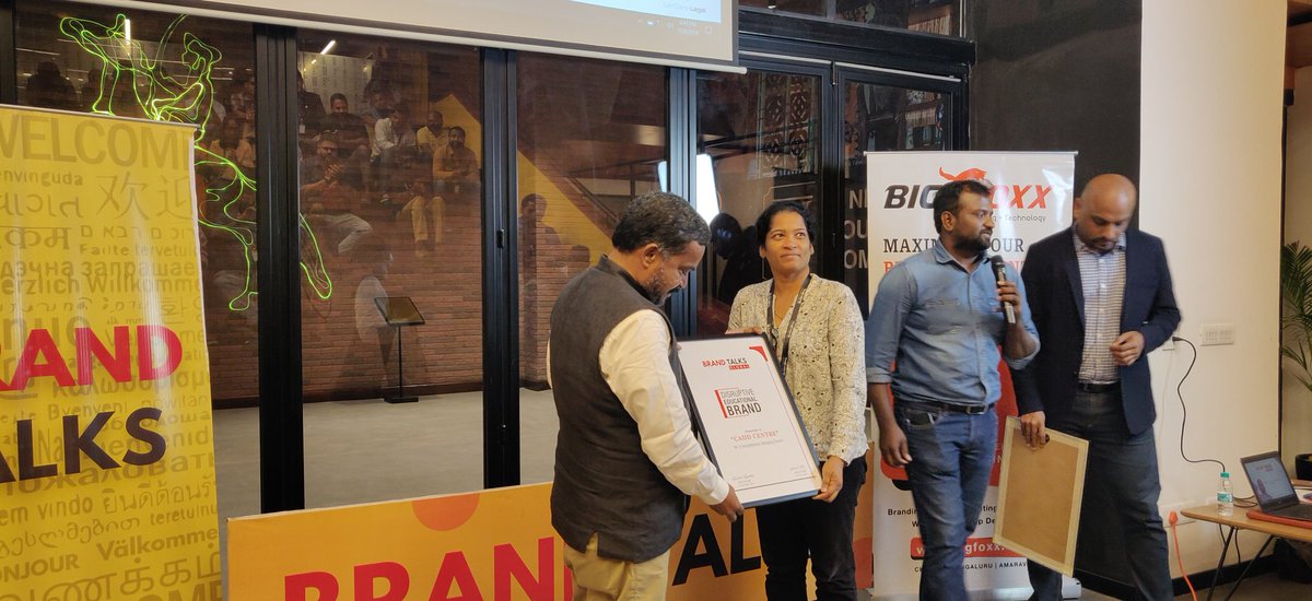 vanithaj's tweet photo. Amazing brand stories from #trendcloud and #caddcenter Enjoyed interacting with these successful brands #brandtalks #global @kondareddykarri https://t.co/be7Kx2Z8nr