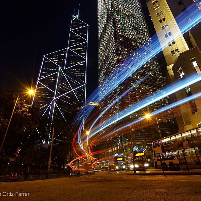 HONG KONG MOVING LIGHTS| #hongkong at central #speedlight crossing the streets | shot with my #sonya7iii 25 seconds #longexposure bit.ly/2CPOYGT