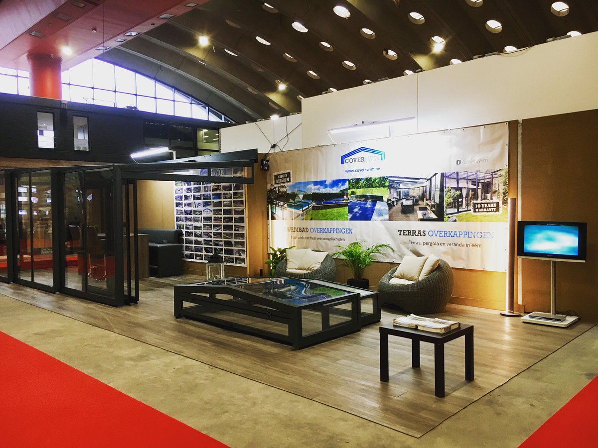 Coverswim_be's tweet photo. Bezoek ons op de Wonen beurs in Mechelen van zaterdag 26 januari tot zondag 3 februari 2019.
Dit weekend staan we ook op de Bouwinnovatie beurs in Hasselt! #coverswim #zwembadoverkapping #terrasoverkapping https://t.co/xCQqd1PjqF