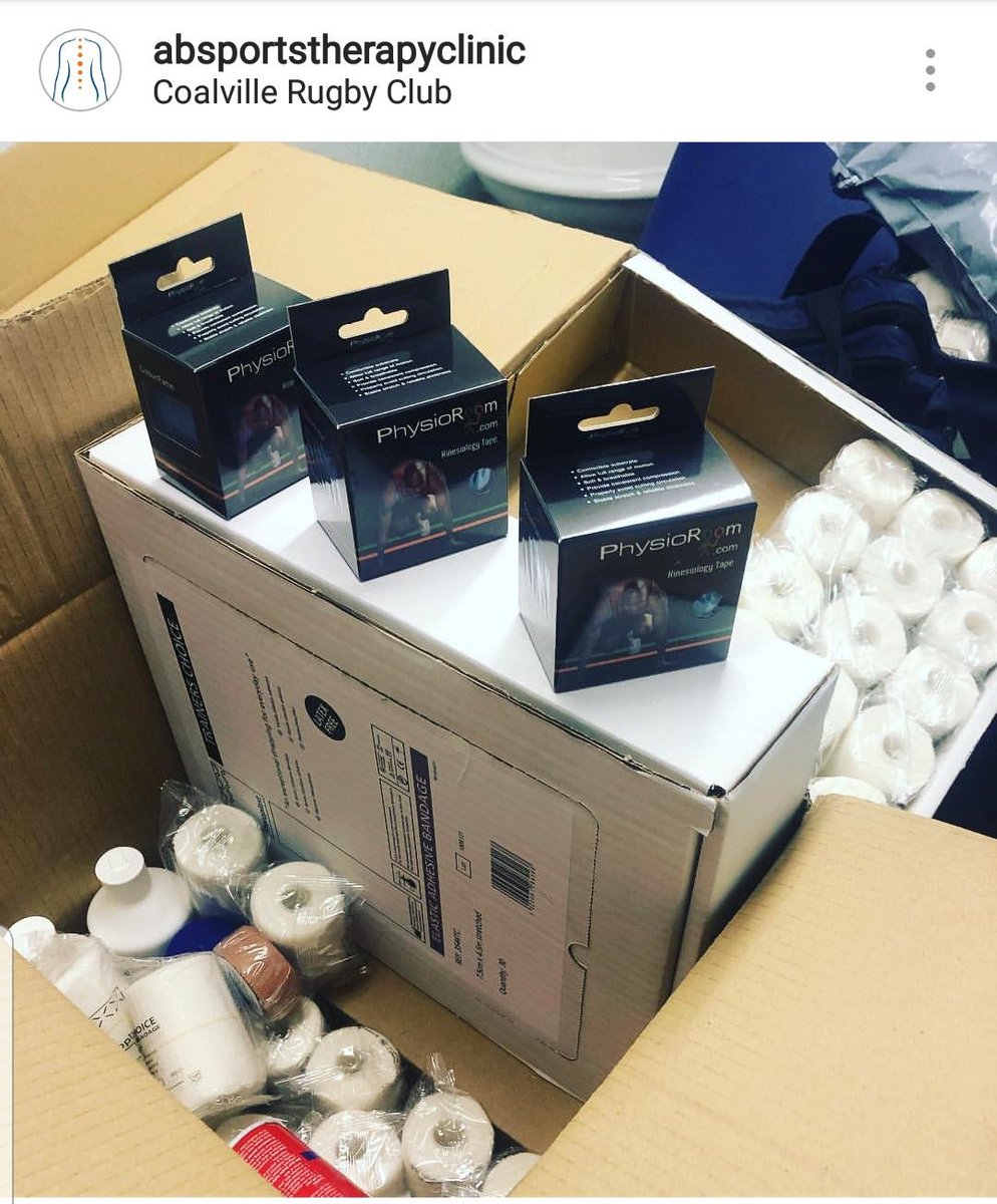 Always a pleasure supplying <a href="/ABTherapy1/">AB Sports Therapy</a> and @CoalvilleRFC  with their monthly medical supplies, give Aaron a follow for all of your injury and rehab needs #medicalsupplies #firstaid