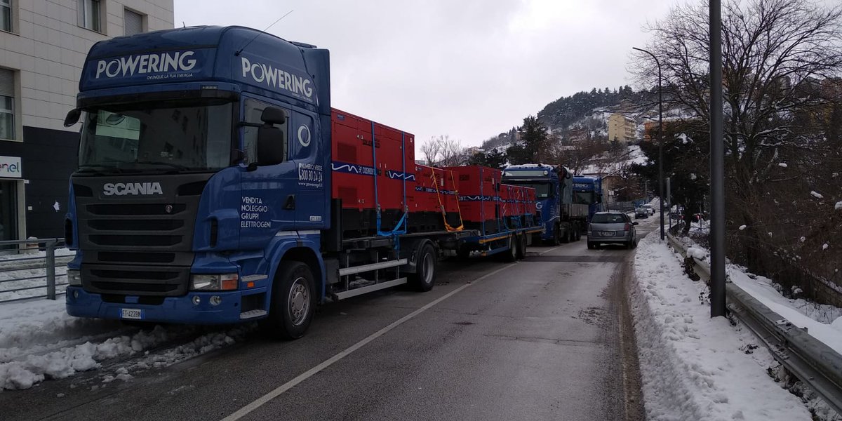 edistribuzione's tweet image. In Basilicata pronti oltre 200 gruppi elettrogeni per far fronte all’emergenza maltempo e ripristinare il servizio nelle aree più critiche. #EDistribuzione