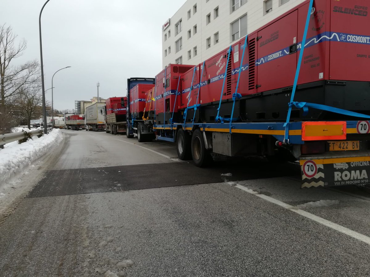 edistribuzione's tweet image. In Basilicata pronti oltre 200 gruppi elettrogeni per far fronte all’emergenza maltempo e ripristinare il servizio nelle aree più critiche. #EDistribuzione