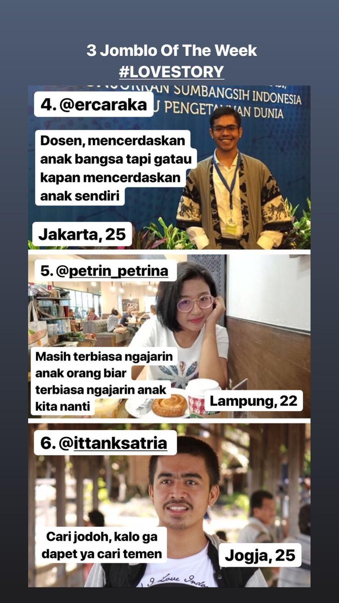 IG Radenrauf On Twitter Inilah Dia 9 Jomblo Of The Week