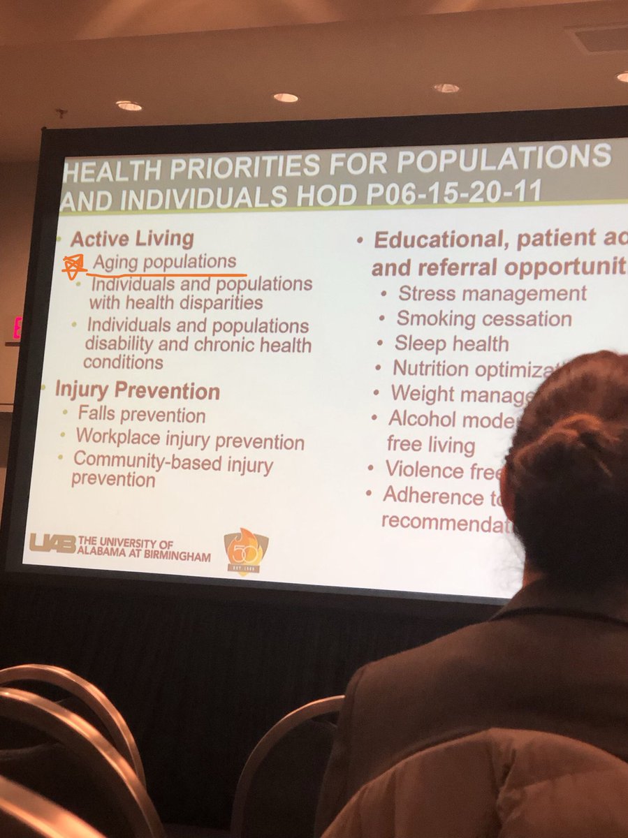 MegMitchellDPT's tweet photo. Yes! Our profession as PTs serve as a dynamic link between the medical world and health & wellness promotion- I love focusing my career on working with the aging population to ensure they’re LIVING life! #APTACSM #CSMwithFOX @FOXRehab 🦊💪 https://t.co/5U2O5gCBfs