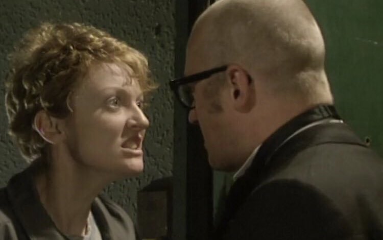 “Look, d'you wanna come in or not?”

“No, I don't, I'm collecting for the needy. This is for victims of domestic violence.”

“Ooh! Ta very much...........Looks like a bit of a nasty one! Have some yourself dearie.”