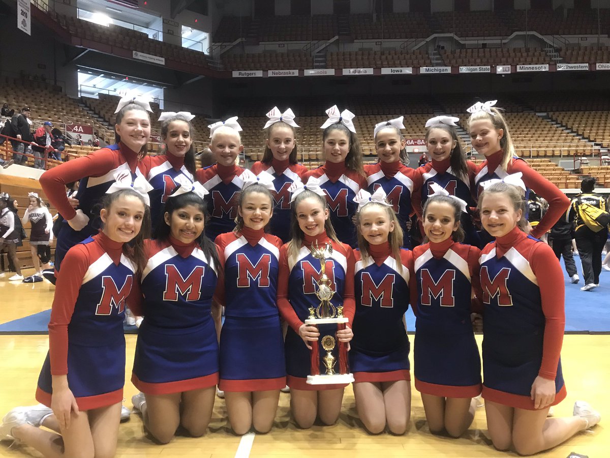 Our girls had a great competition today and are taking home 4th place!  #PTBM