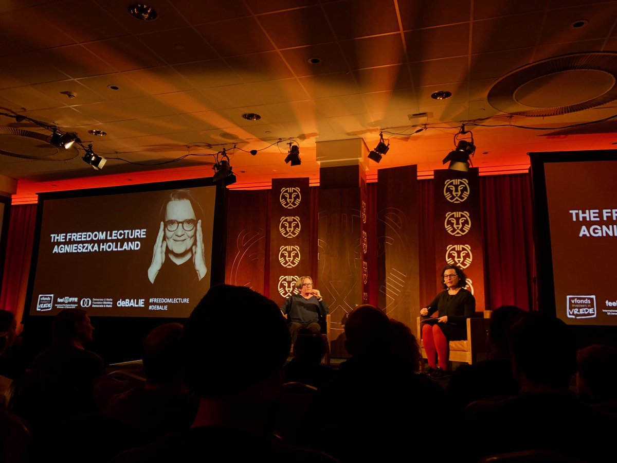 Atticus900's tweet image. Fascinating lecture at the Rotterdam Film Festival #Freedomlecture #IFFR2019