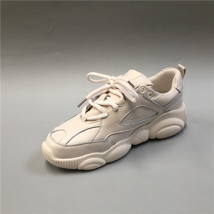 CHUNKY SOLE PREMIUM LEATHER TRAINERS 