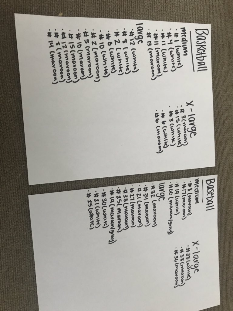 lillyharvey19's tweet image. hey spartans!! there’s a big home game on tuesday vs weddington!! we have a bunch of old basketball and baseball jerseys to give out for you guys to wear to the game, and you can keep it. lmk if you would want one! lol first come first serve ;)