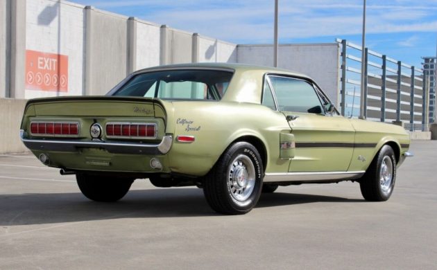 Ever heard of a 1968 #Ford #Mustang #CaliforniaSpecial? Me neither. It simply adds the rear tail light panel of a #Thunderbird along with some additional scoops and fog lights in the grill, and keeps the normal 302 cid untouched. mercomatic.com