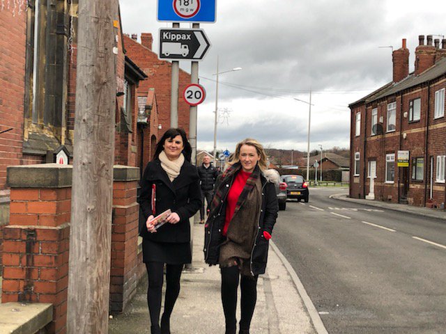 Great to launch @MirelleKMLabour campaign with @RLong_Bailey in Allerton Bywater today and hear from local people on the #LabourDoorstep