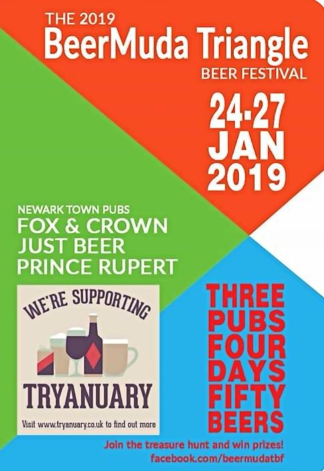 lincolnpubman's tweet photo. I’m @justbeermicro drinking @manualbrewco Television City West Coast IPA 6.4%

#hoptastic 

First pubs of the BeerMuda Triangle Beer Festival in Newark.

@NewarkCAMRA
@VisitNewark https://t.co/d9bOrCuhju